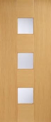 Catalonia Glazed Oak Interior Door