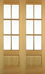 Hampstead Oak Interior French Doors